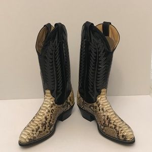 Laredo Natural Python Western Boots